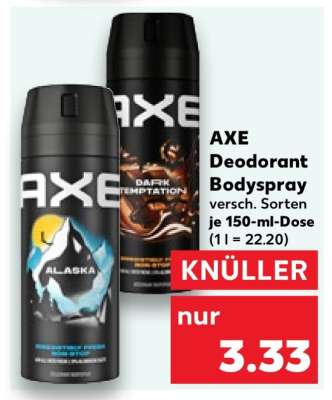 Axe Deodorant Bodyspray