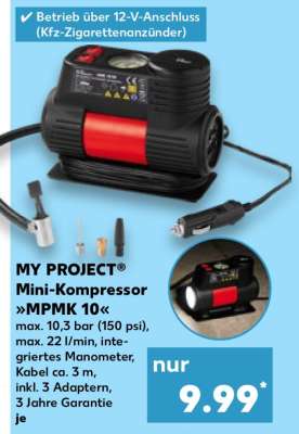 MY PROJECT® Mini-Kompressor »MPMK 10«