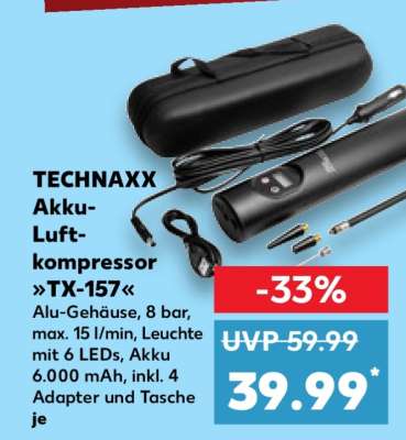 TECHNAXX Akku-Luftkompressor »TX-157«