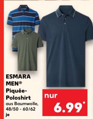 ESMARA MEN® Piqué-Poloshirt
