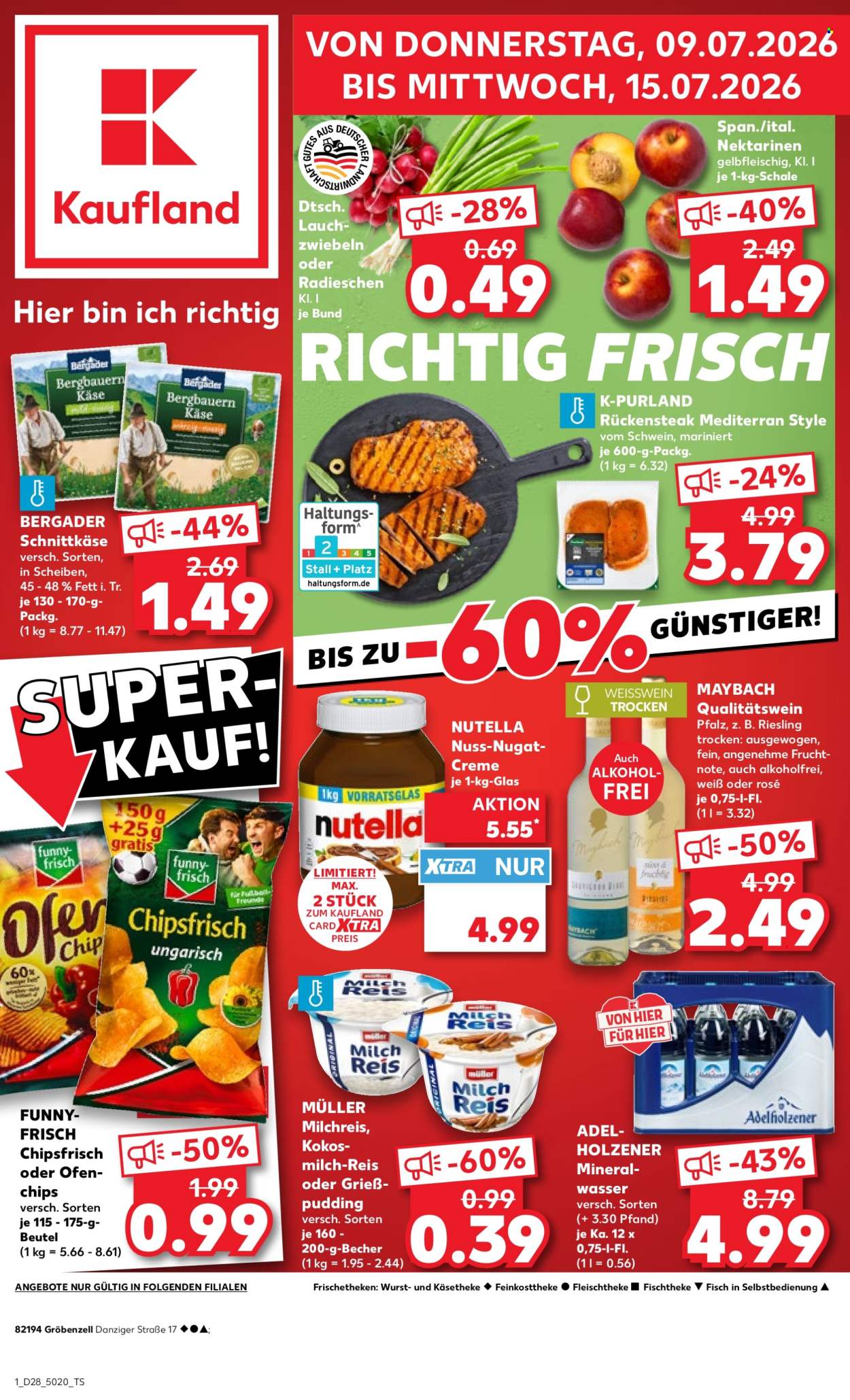 Leták Kaufland - 9.7.2026 - 15.7.2026. Strana 1