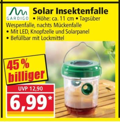 Solar-Insektenfalle