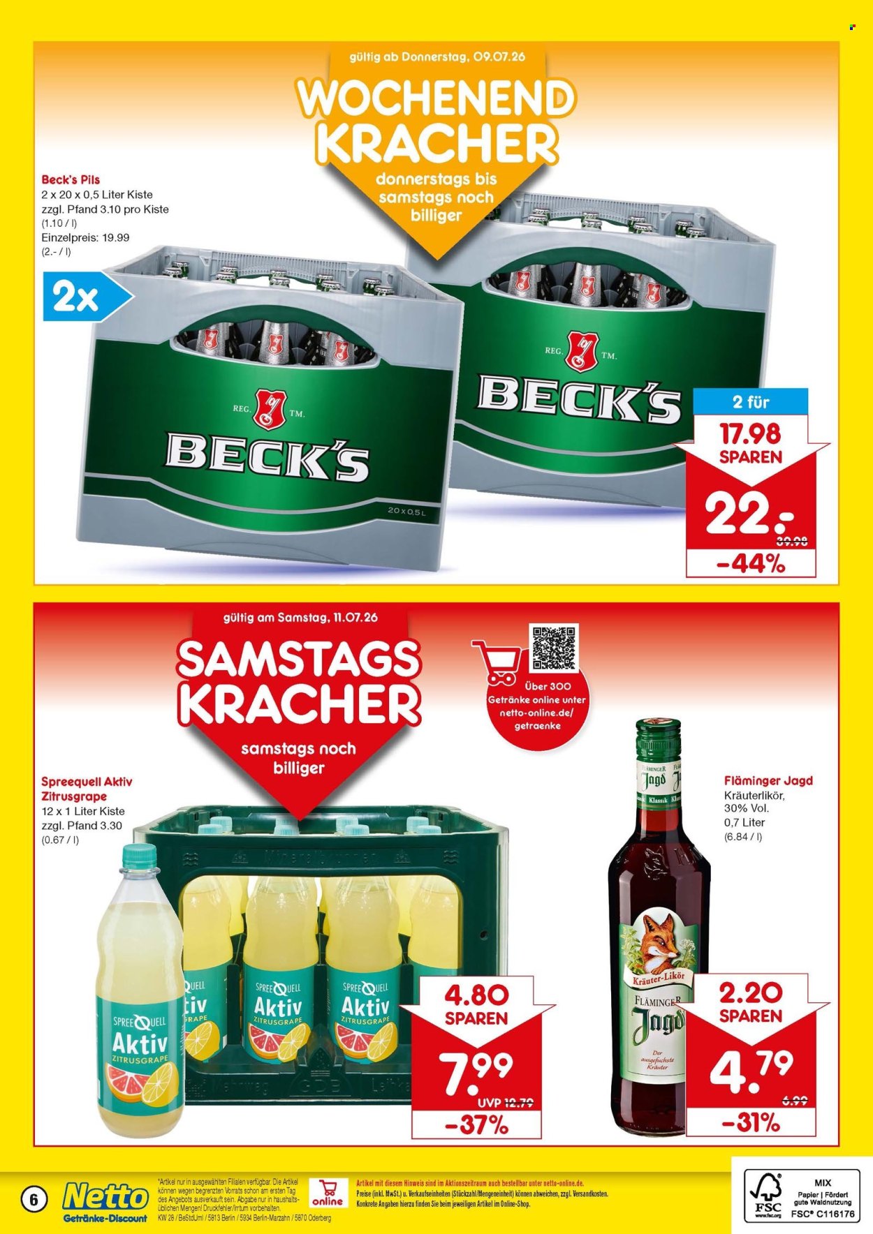 Leták Netto Marken-Discount - 6.7.2026 - 11.7.2026. Strana 6
