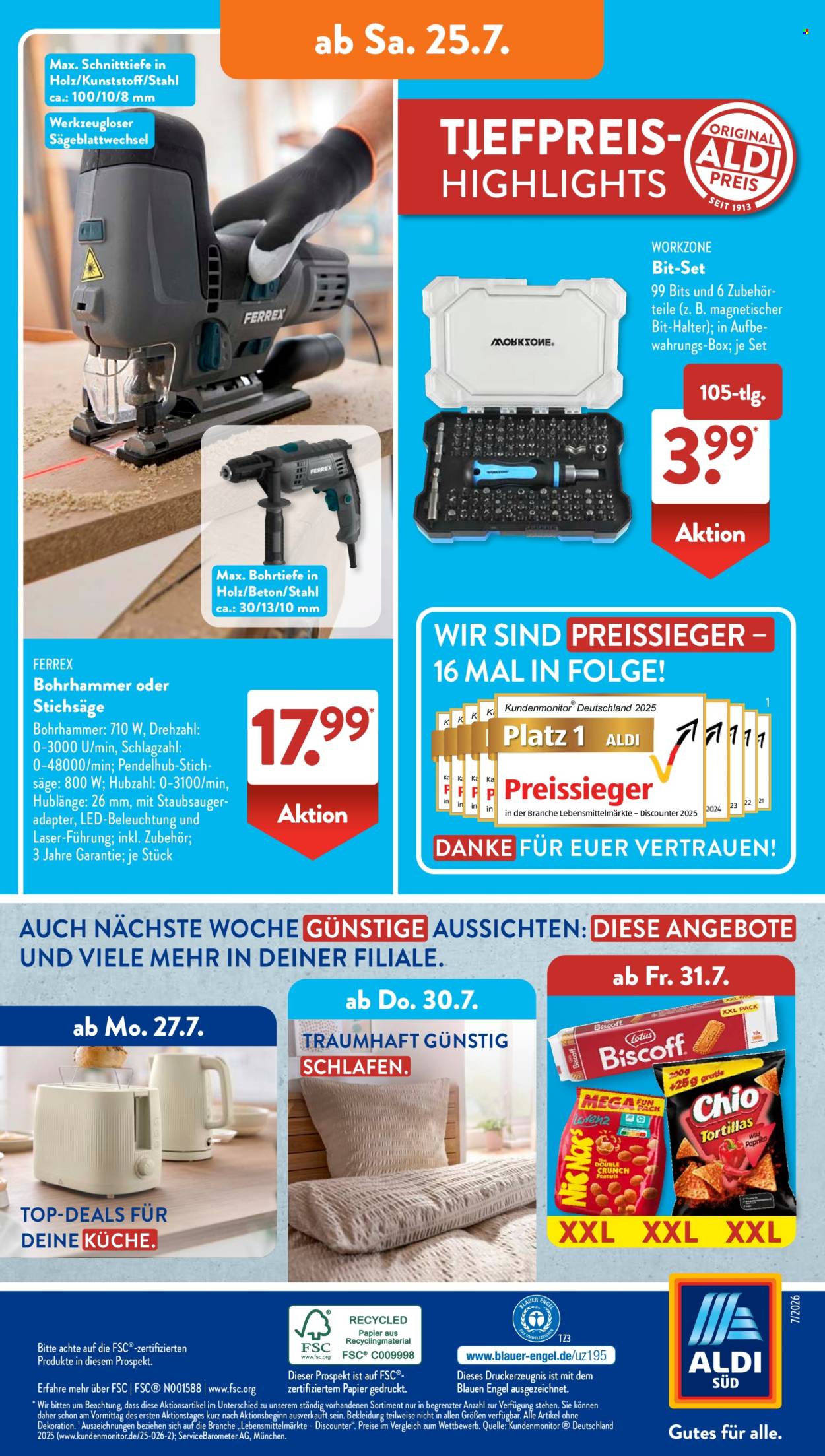 ALDI SÜD Prospekte  - 20.07.2026 - 25.07.2026. Seite 17