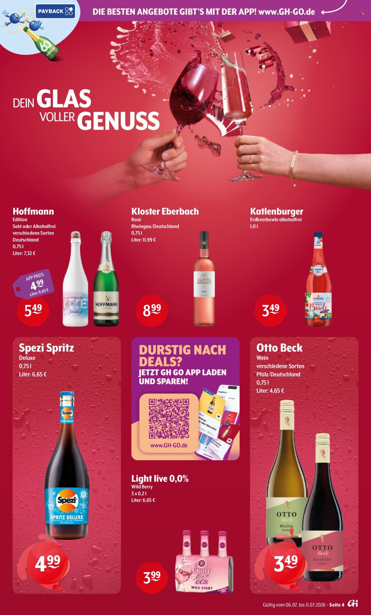 Getränke Hoffmann Prospekte  - 6.07.2026 - 11.07.2026. Seite 4