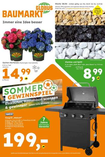 Prospekte Globus Baumarkt - 6.07.2026 - 11.07.2026.