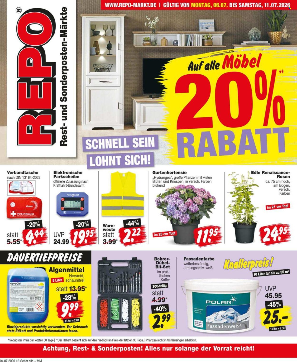 Repo Prospekte  - 6.07.2026 - 11.07.2026. Seite 1