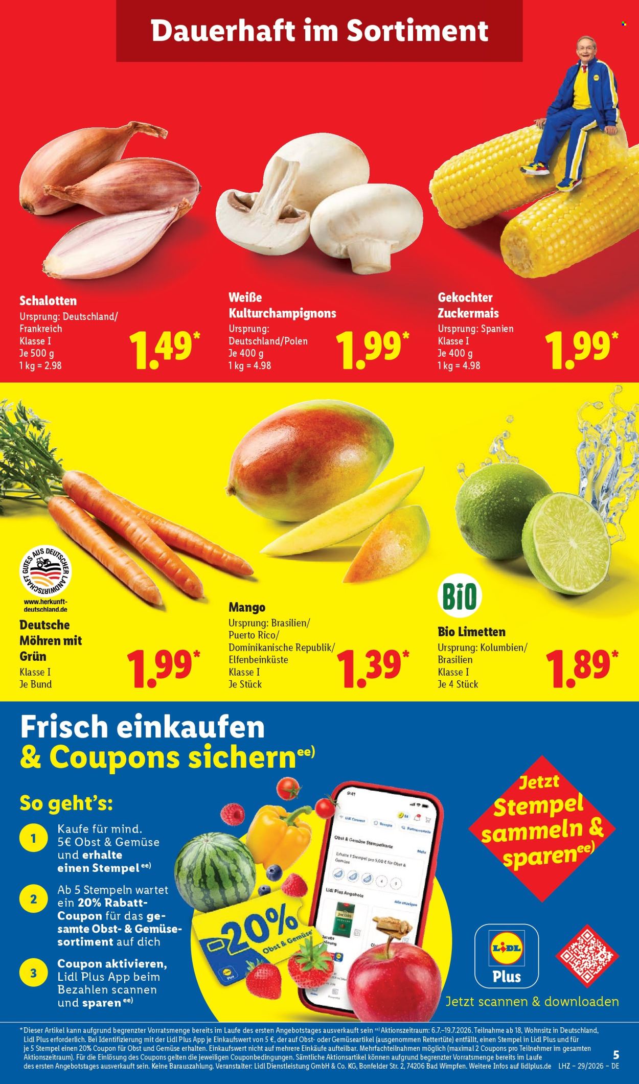 Leták Lidl - 13.7.2026 - 18.7.2026. Strana 3