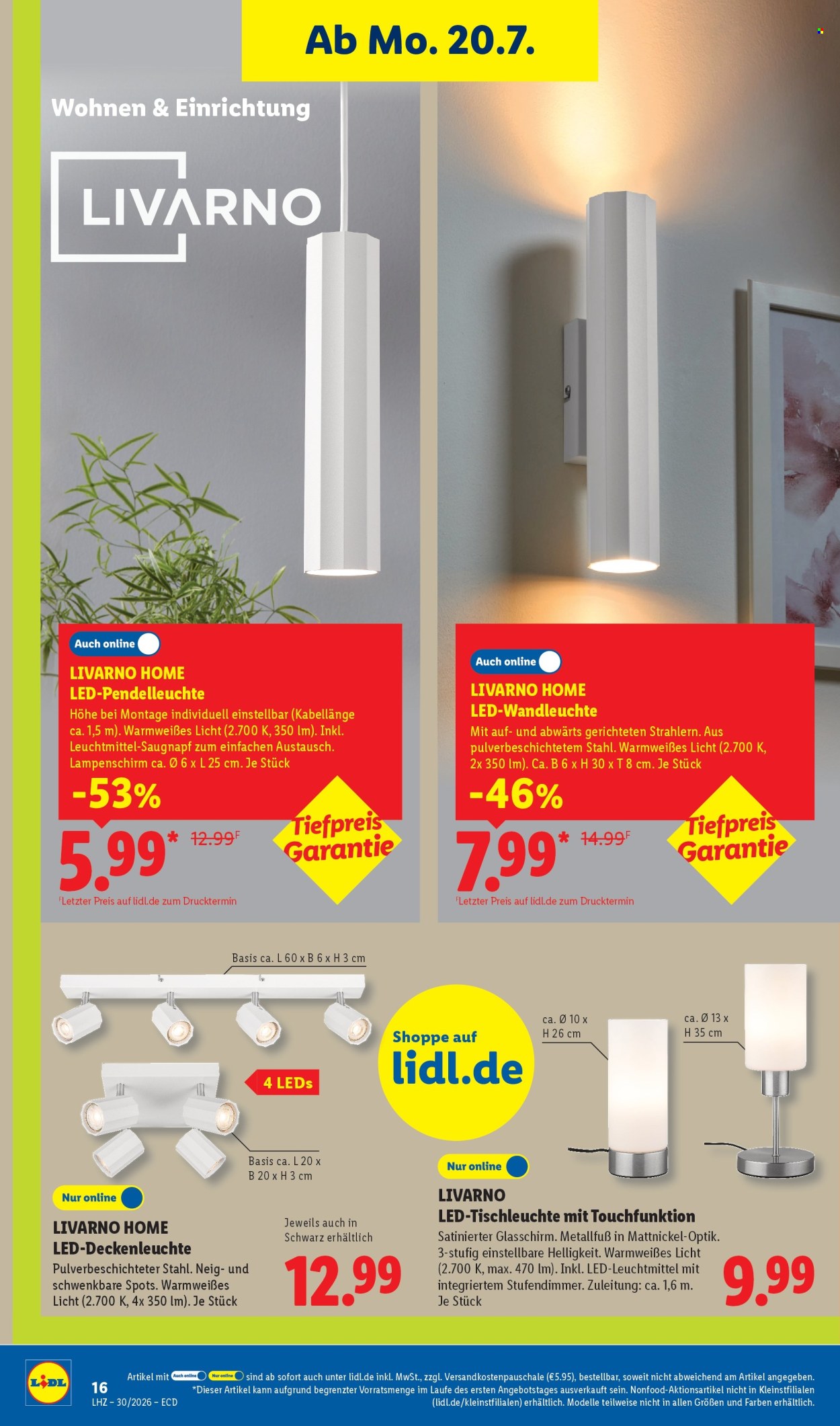 Leták Lidl - 20.7.2026 - 25.7.2026. Strana 14