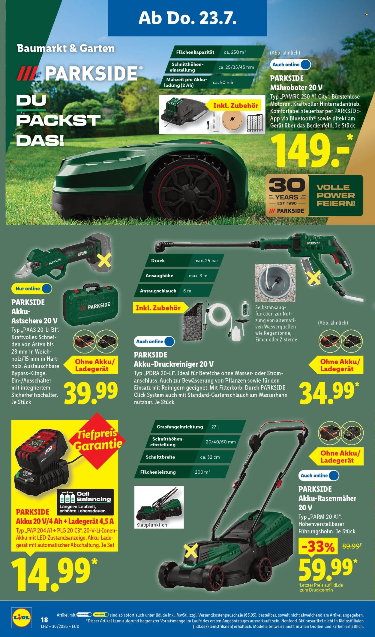 Leták Lidl - 20.7.2026 - 25.7.2026. Strana 16