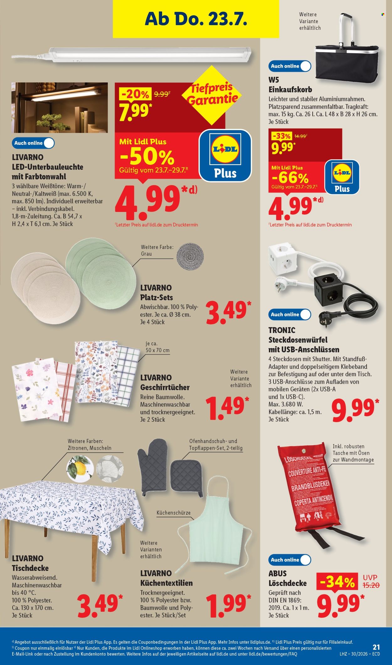 Leták Lidl - 20.7.2026 - 25.7.2026. Strana 19