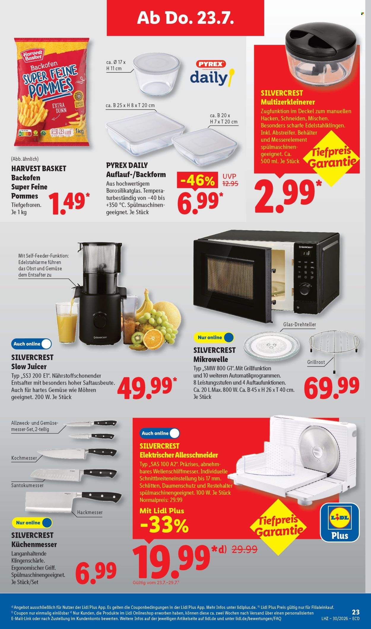 Leták Lidl - 20.7.2026 - 25.7.2026. Strana 23