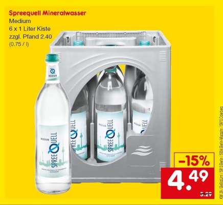 Spreequell Mineralwasser