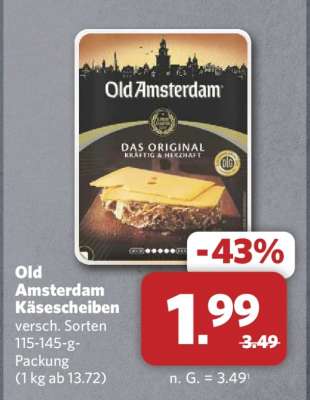 Old Amsterdam Käsescheiben