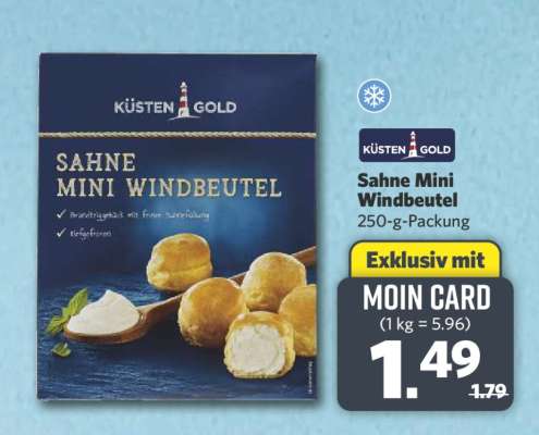 Sahne Mini Windbeutel