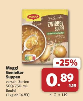 Maggi Genießer Suppen