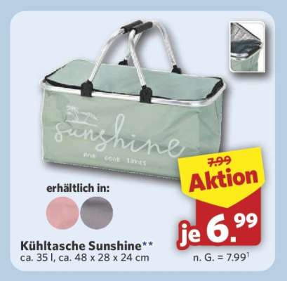Kühltasche Sunshine