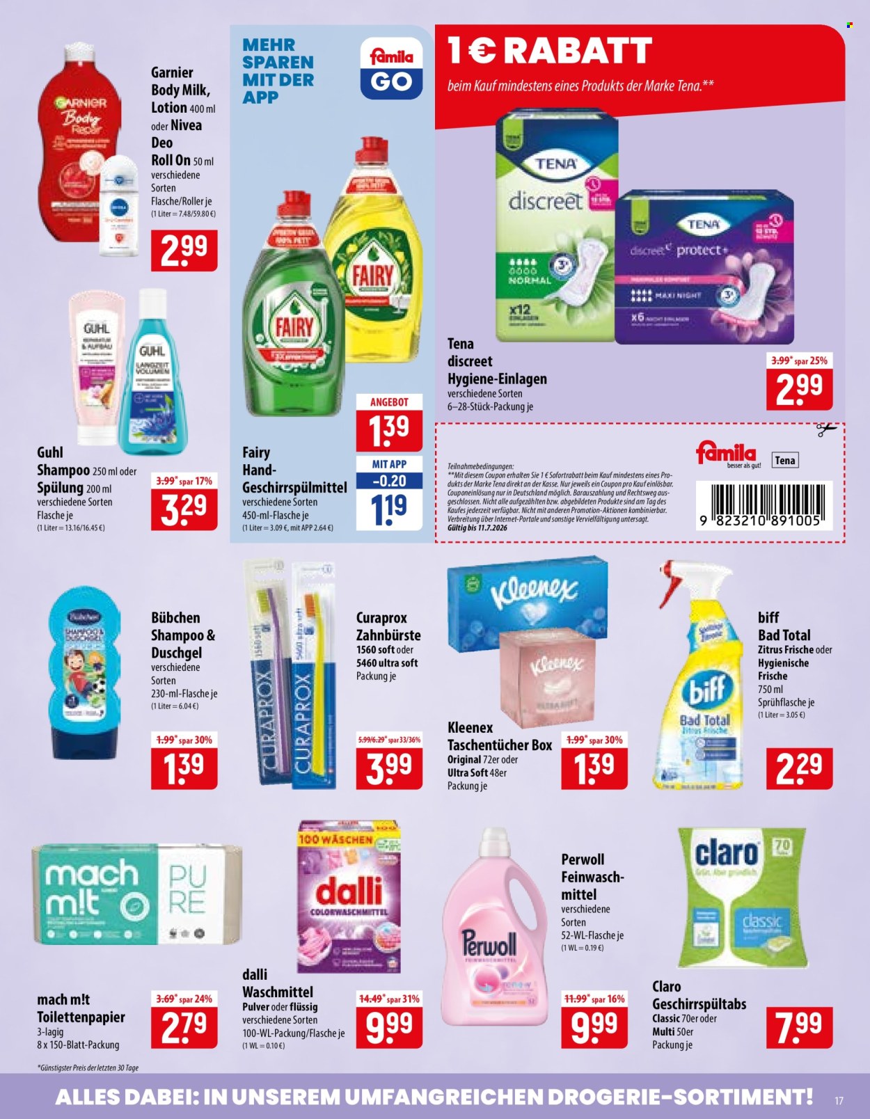 famila Prospekte  - 6.07.2026 - 11.07.2026. Seite 17