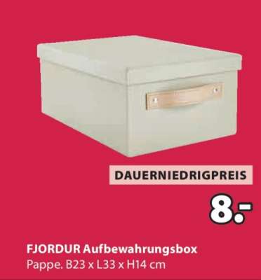 FJORDUR Aufbewahrungsbox