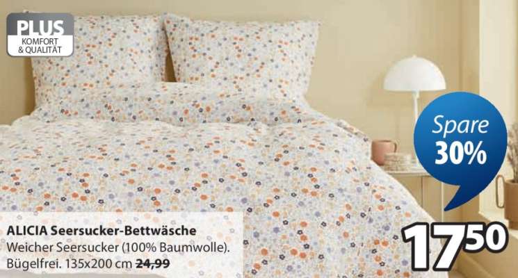 ALICIA Seersucker-Bettwäsche