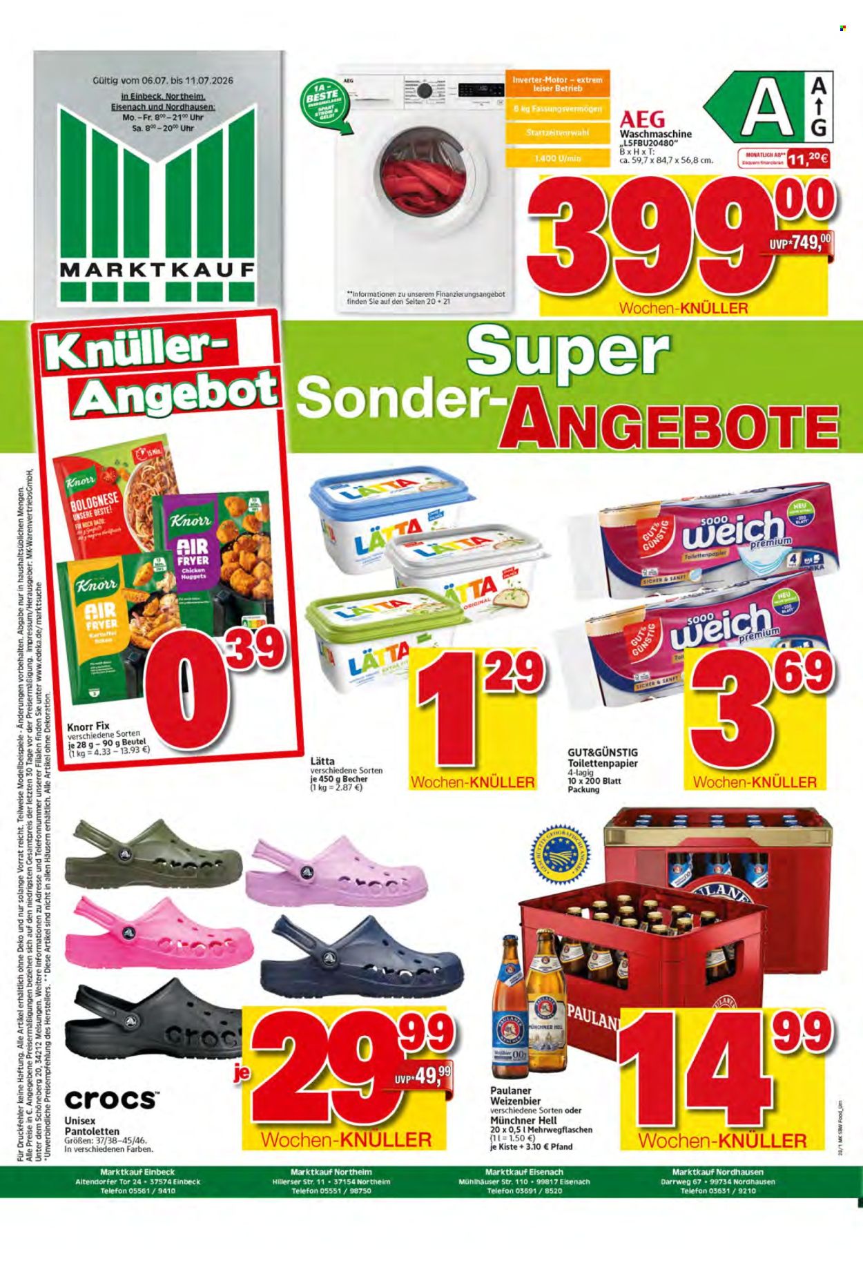 Marktkauf Prospekte  - 6.07.2026 - 11.07.2026. Seite 1