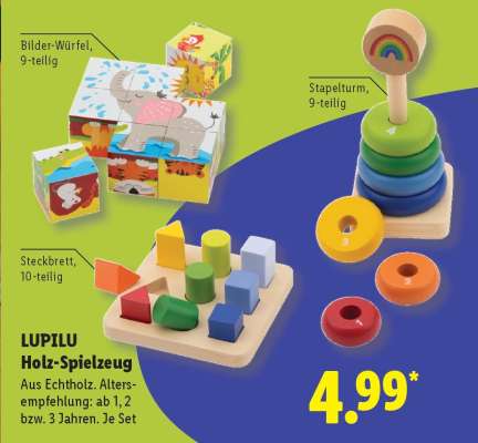 Lupilu Holz-Spielzeug