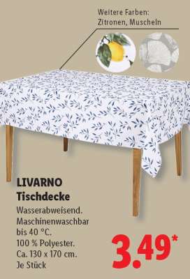 Livarno Tischdecke