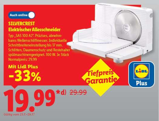 SILVERCREST Elektrischer Allesschneider