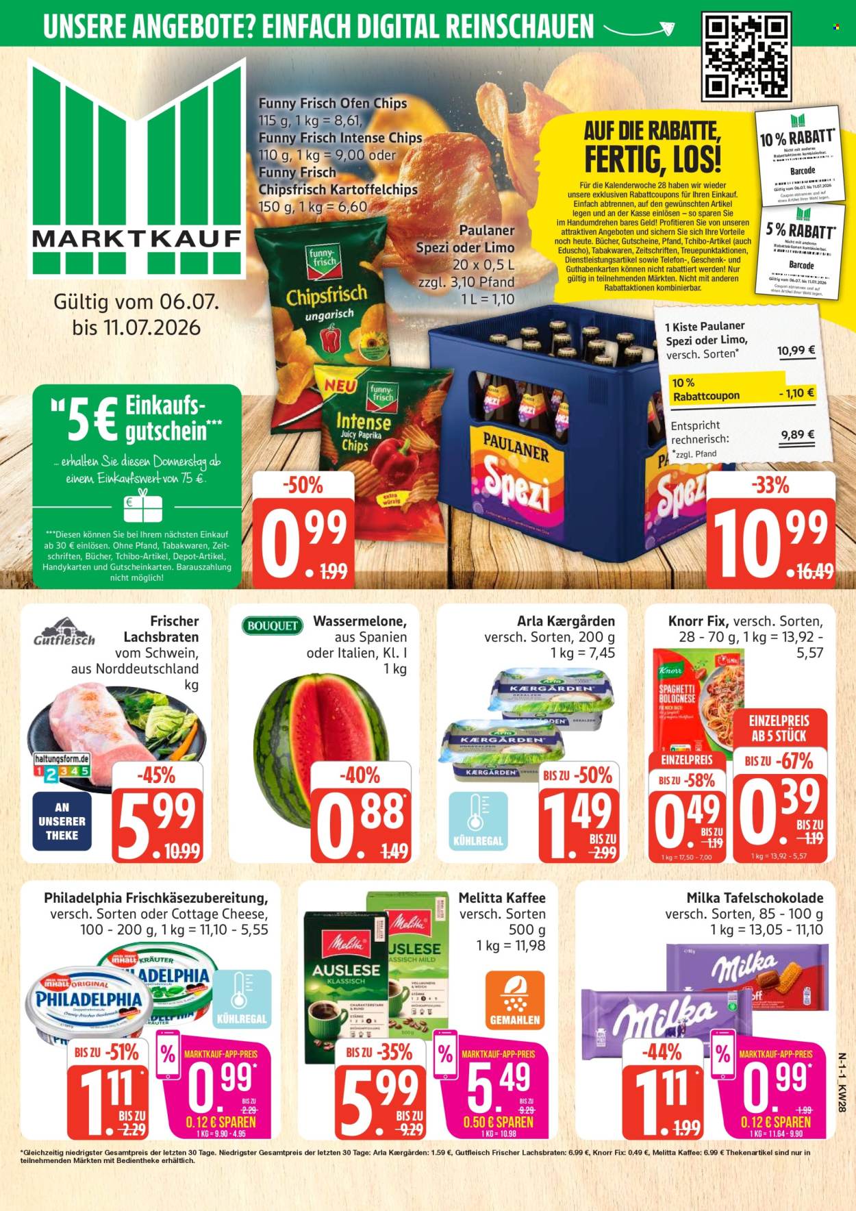 Marktkauf Prospekte  - 6.07.2026 - 11.07.2026. Seite 1