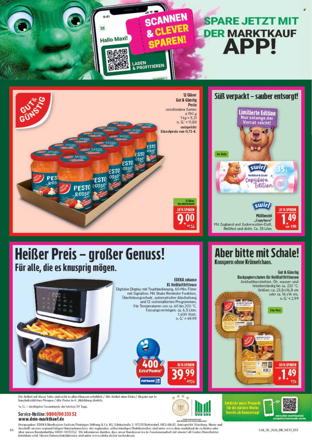 Marktkauf Prospekte  - 6.07.2026 - 11.07.2026. Seite 44