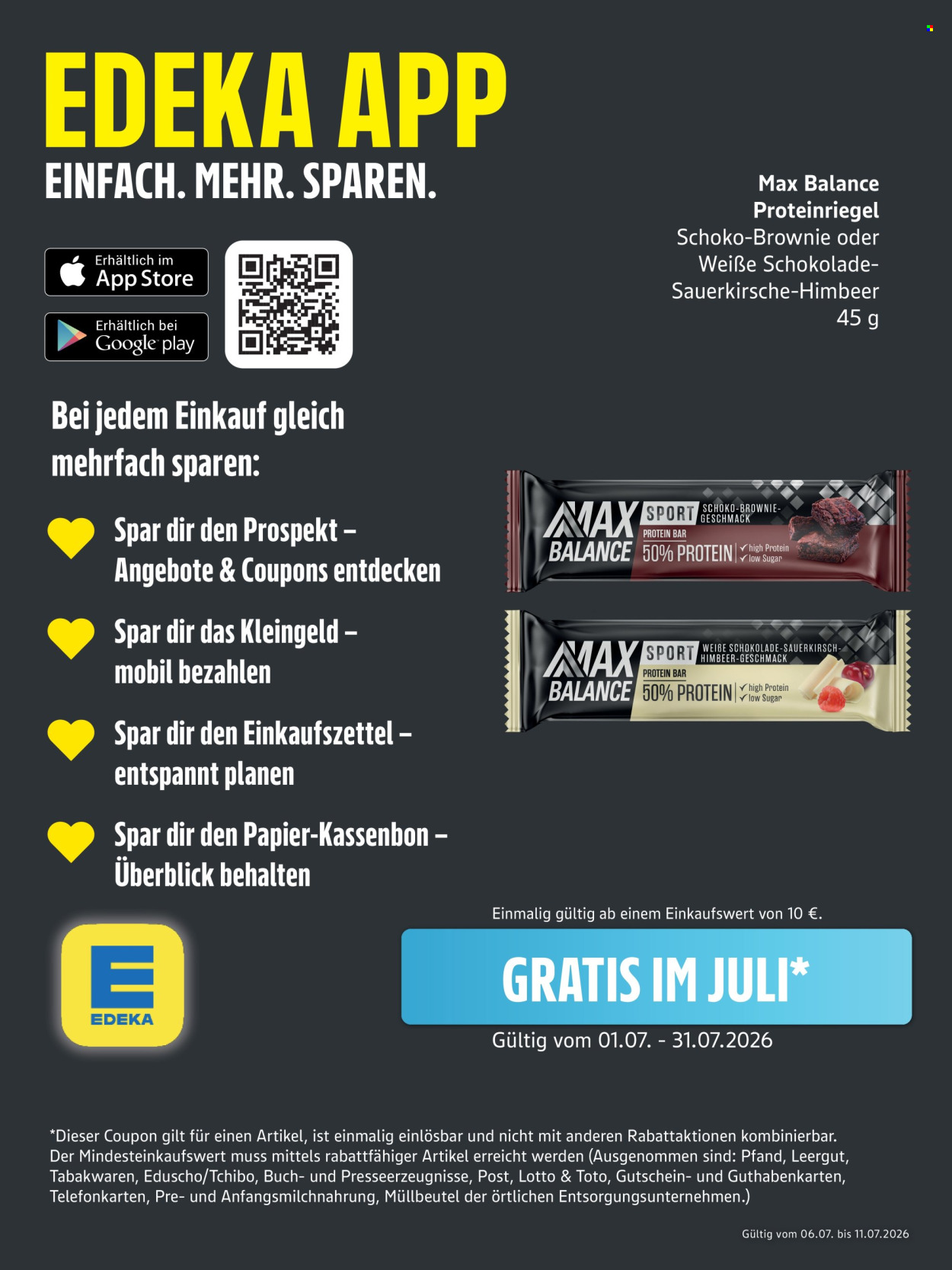 Edeka Prospekte  - 6.07.2026 - 11.07.2026. Seite 1