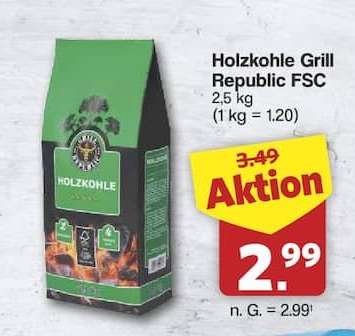 Holzkohle Grill Republic FSC