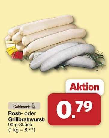 Rost- oder Grillbratwurst