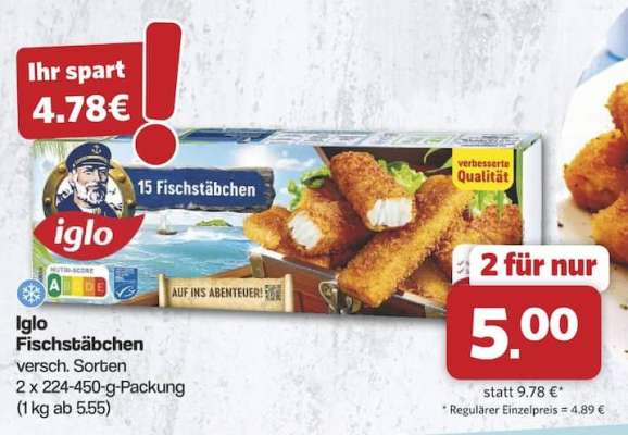 Iglo Fischstäbchen