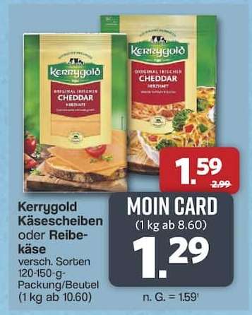 Kerrygold Käsescheiben oder Reibekäse