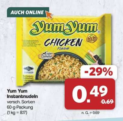 Yum Yum Instantnudeln