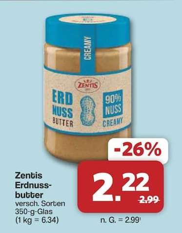 ZENTIS Erdnussbutter