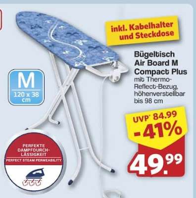 Bügeltisch Air Board M Compact Plus