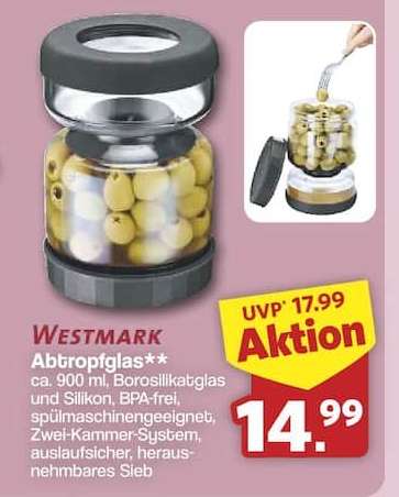 Westmark Abtropfglas