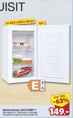 Gefrierschrank GS111-330E