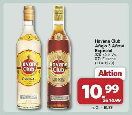 HAVANA CLUB Añejo 3 Años/Especial
