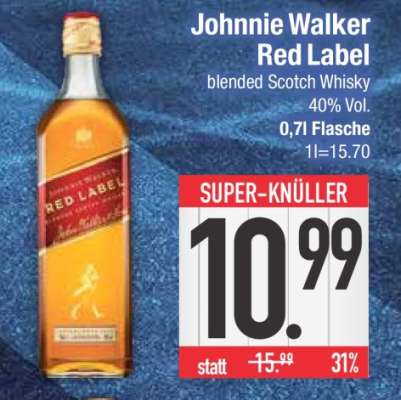 Johnnie Walker Red Label*
