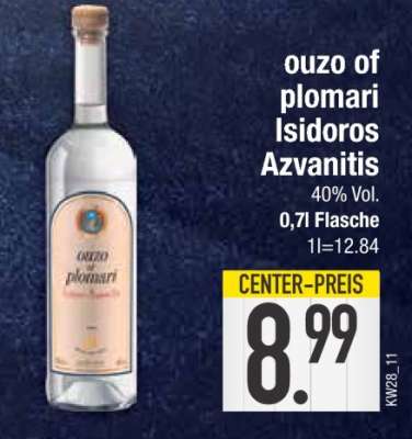 ouzo of plomari Isidoros Azvanitis