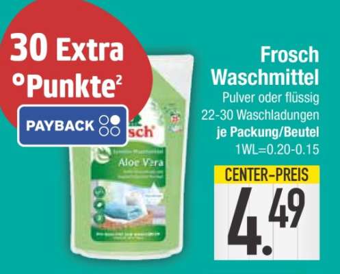 Frosch Waschmittel