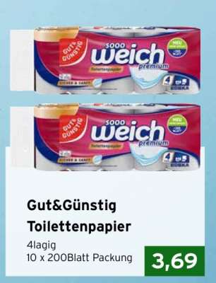 Gut & Günstig Toilettenpapier