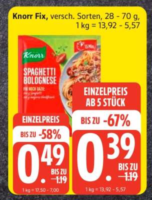 KNORR Fix versch. Sorten