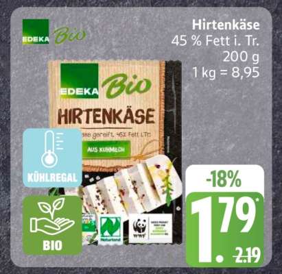 EDEKA Bio Hirtenkäse