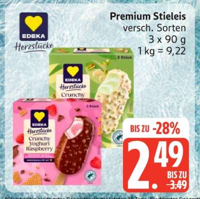 EDEKA Herzstücke Premium Stieleis