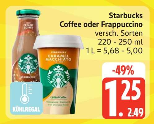 Starbucks Coffee oder Frappuccino