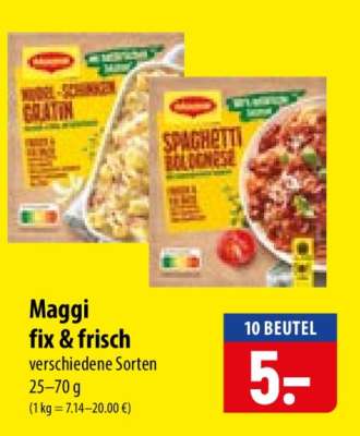 MAGGI Fix & Frisch